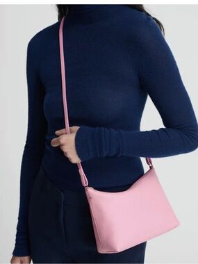 Mansur Gavriel Pink Candy Lambskin Leather Hera Shoulder Bag BNWT
